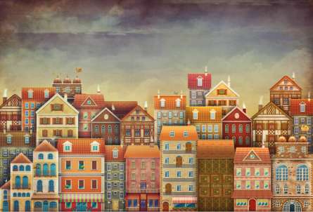 Фотошпалери Будиночки Фотошпалери Будиночки