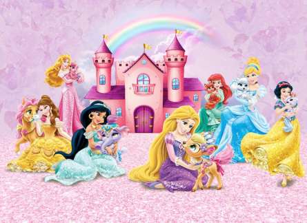 Фотообои принцессы, замок Фотообои принцессы, замок
