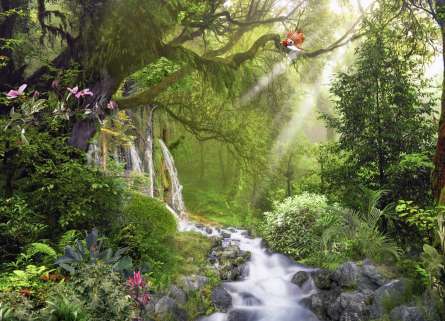 Фотообои 3д водопад