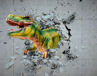 Фотообои Динозавр 3Д 20114