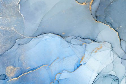 Фотошпалери Блакитний fluid art Фотошпалери Блакитний fluid art