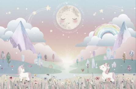 Фотообои Единорожцы для девочки