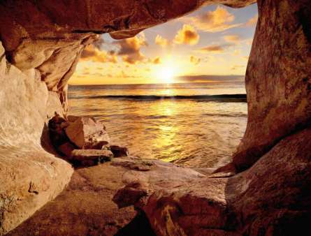 Фотошпалери Вид зі скель на море