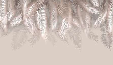 Фотошпалери бежеві листя на стіну Фотошпалери бежеві листя на стіну