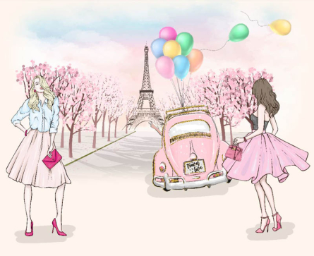 Фотообои Девушки для комнаты подростка Фотообои Девушки для комнаты подростка