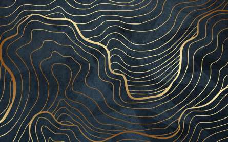 Фотообои Золотые волны