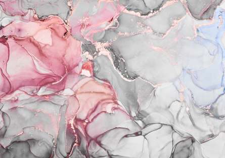 Фотошпалери сіро-рожевий fluid art