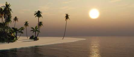 Фотообои вечер на острове