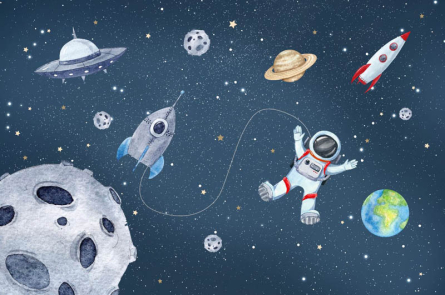 Фотообои Космонавт в космосе