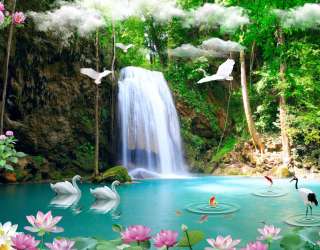 Фотообои 3д водопад 26109