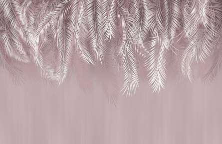 Фотошпалери рожеві листя на стіну Фотошпалери рожеві листя на стіну