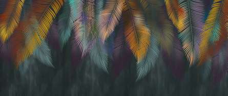 Фотошпалери яскраві листя пальми Фотошпалери яскраві листя пальми