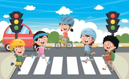 Фотошпалери діти на дорозі Фотошпалери діти на дорозі