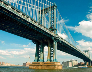 Фотообои Могучий мост в Нью Йорке 1225