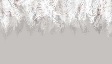 Фотошпалери сірі листя на стіну Фотошпалери сірі листя на стіну