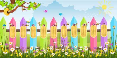 Фотошпалери Таблиця множення 1-10 Фотошпалери Таблиця множення 1-10