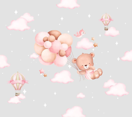 Фотообои Мешка с шариками для комнаты девочки Фотообои Мешка с шариками для комнаты девочки