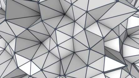 Фотообои Серебристый полигон