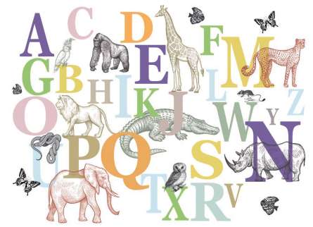 Фотошпалери Літери