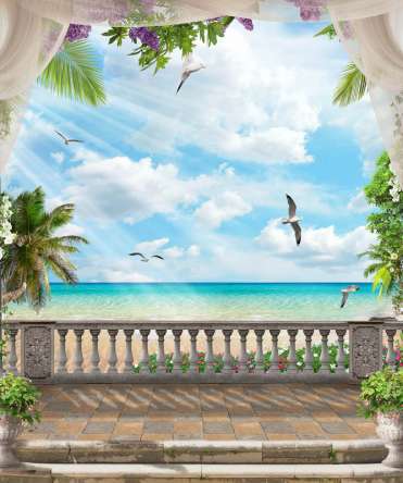 Фотошпалери Фреска море