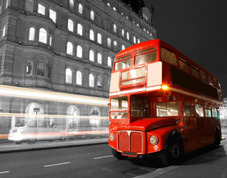 Фотообои Автобус в лондоне 10132