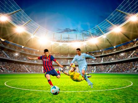 Фотошпалери Гравці на футбольному полі