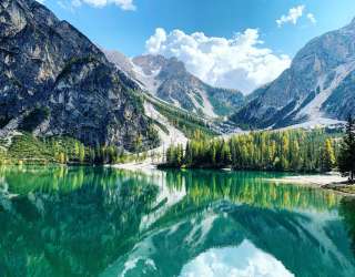 Фотообои Озеро и горы 28045