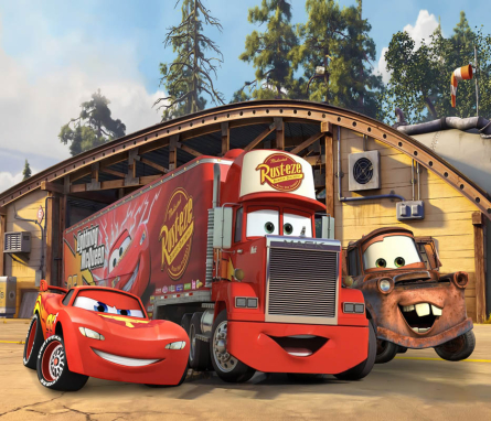 Фотообои Тачки в обнимку