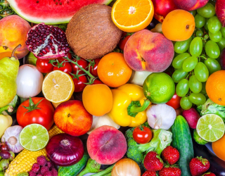 Фотошпалери фрукти і овочі 20705