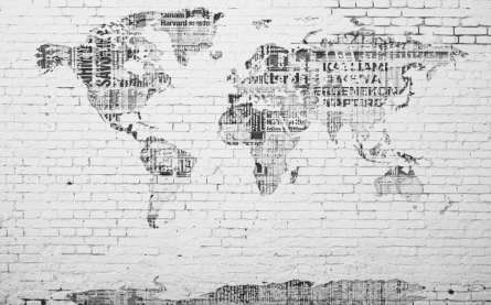 Фотошпалери карта світу Фотошпалери карта світу