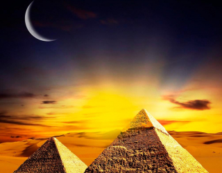 Фотообои Египетские пирамиды 2638