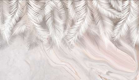 Фотошпалери листя в сірих відтінках