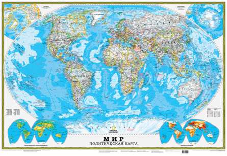 Фотошпалери Блакитна карта світу Фотошпалери Блакитна карта світу
