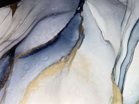 Фотошпалери fluid art в синіх відтінках Фотошпалери fluid art в синіх відтінках