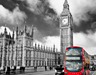 Фотообои Автобус в лондоне 10616