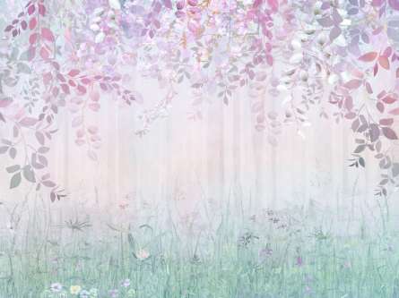 Фотообои лес, трава