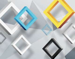 Фотошпалери 3Д квадрати 27628