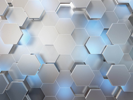 Фотообои 3д шестигранники Фотообои 3д шестигранники