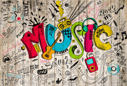 Фотошпалери Графіті-стіна