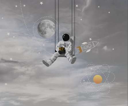 Фотообои космонавт