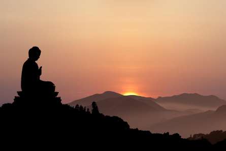 Фотошпалери Азія захід сонця Фотошпалери Азія захід сонця