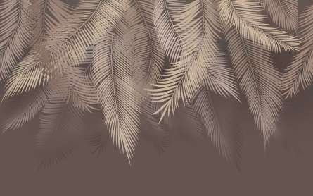 Фотошпалери фреска з листям Фотошпалери фреска з листям