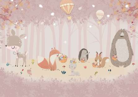 Фотообои Звери на полянке