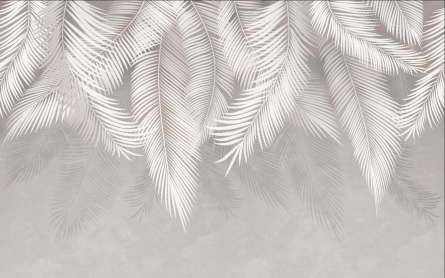 Фотошпалери ніжні тропічні листя