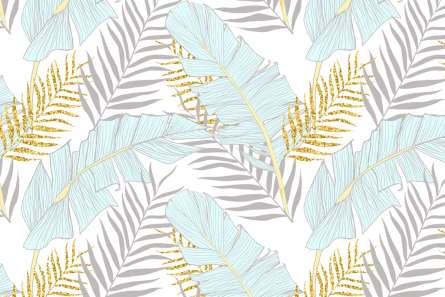 Фотошпалери пір'я з золотом