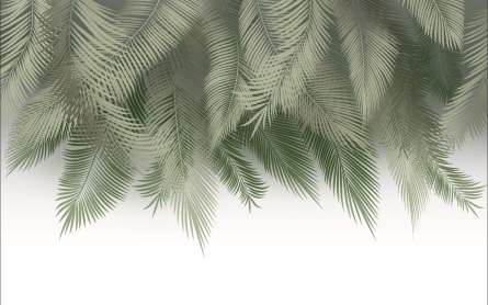 Фотошпалери зелене листя на стіну Фотошпалери зелене листя на стіну