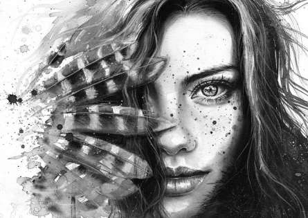 Фотошпалери Дівчина в стилі лофт Фотошпалери Дівчина в стилі лофт