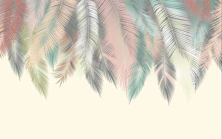 Фотошпалери яскраві листя пальми Фотошпалери яскраві листя пальми