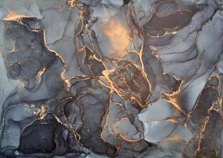 Фотошпалери Сірий флюїд з золотом Фотошпалери Сірий флюїд з золотом