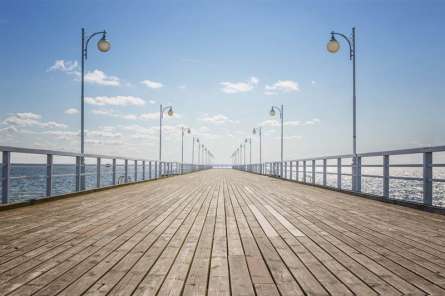 Фотошпалери Вид з пірсу